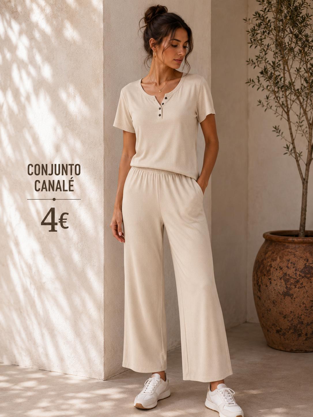 CONJUNTO CANALE BEIG