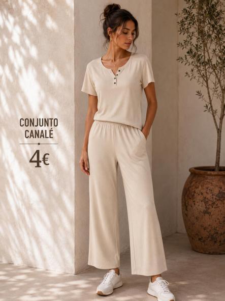 CONJUNTO  CANALE BEIG [0]