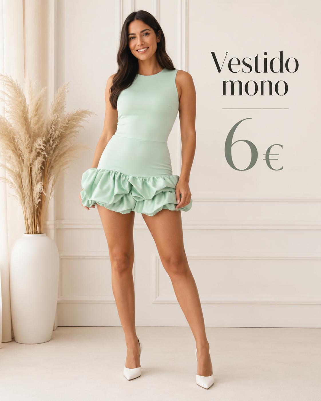 MONO FLOR TURQUESA