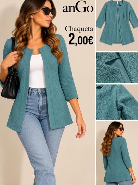 CHAQUETA TURQUESA [0]