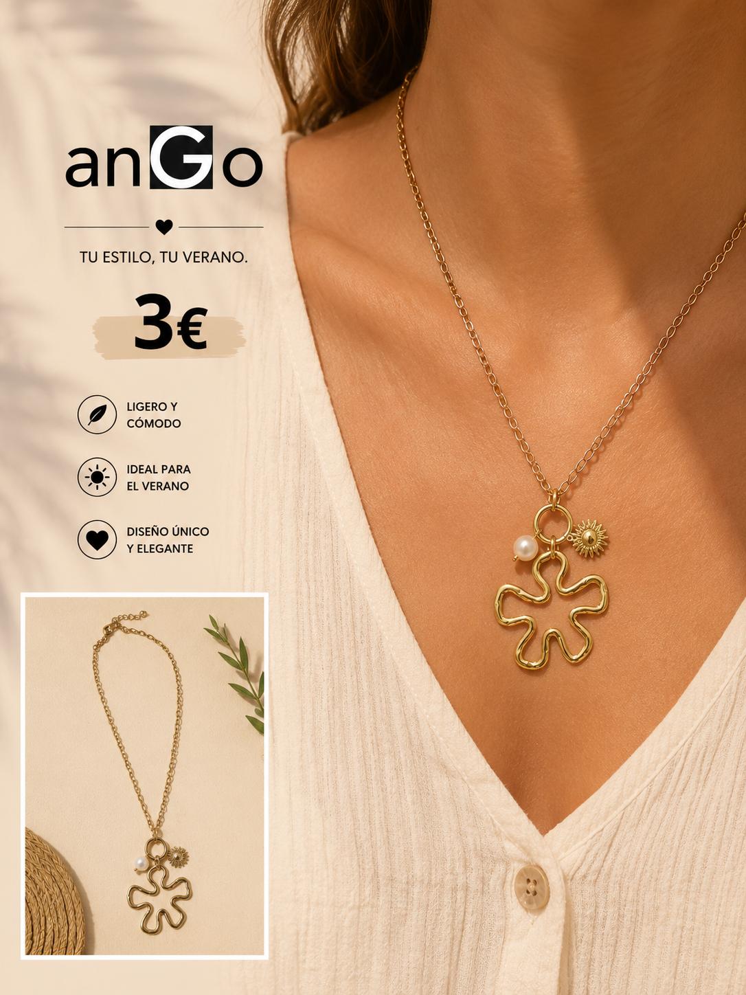 COLLAR FLOR MAS PERLA