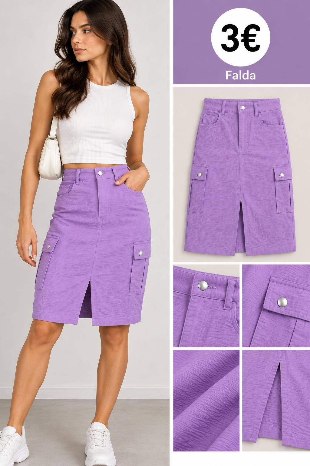 FALDA LILA