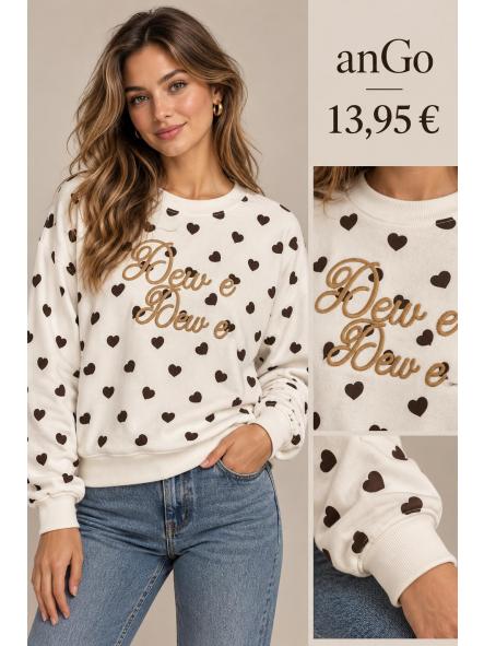  SUDADERA  CORAZONES [0]