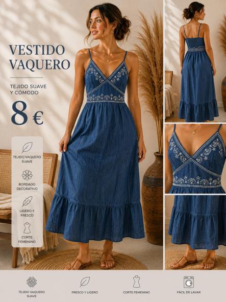 VESTIDO VAQUERO HILO PLANTA [1]