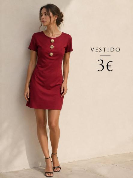 VESTIDO BOTONES [0]