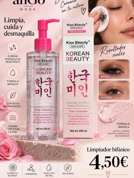 COSMETICA COREANA DESMAQUILLANTE BIFASICO