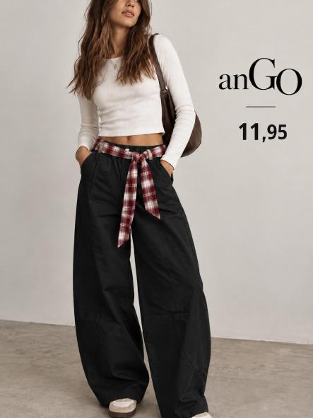 PANTALON BALLONG NEGRO LAZOS