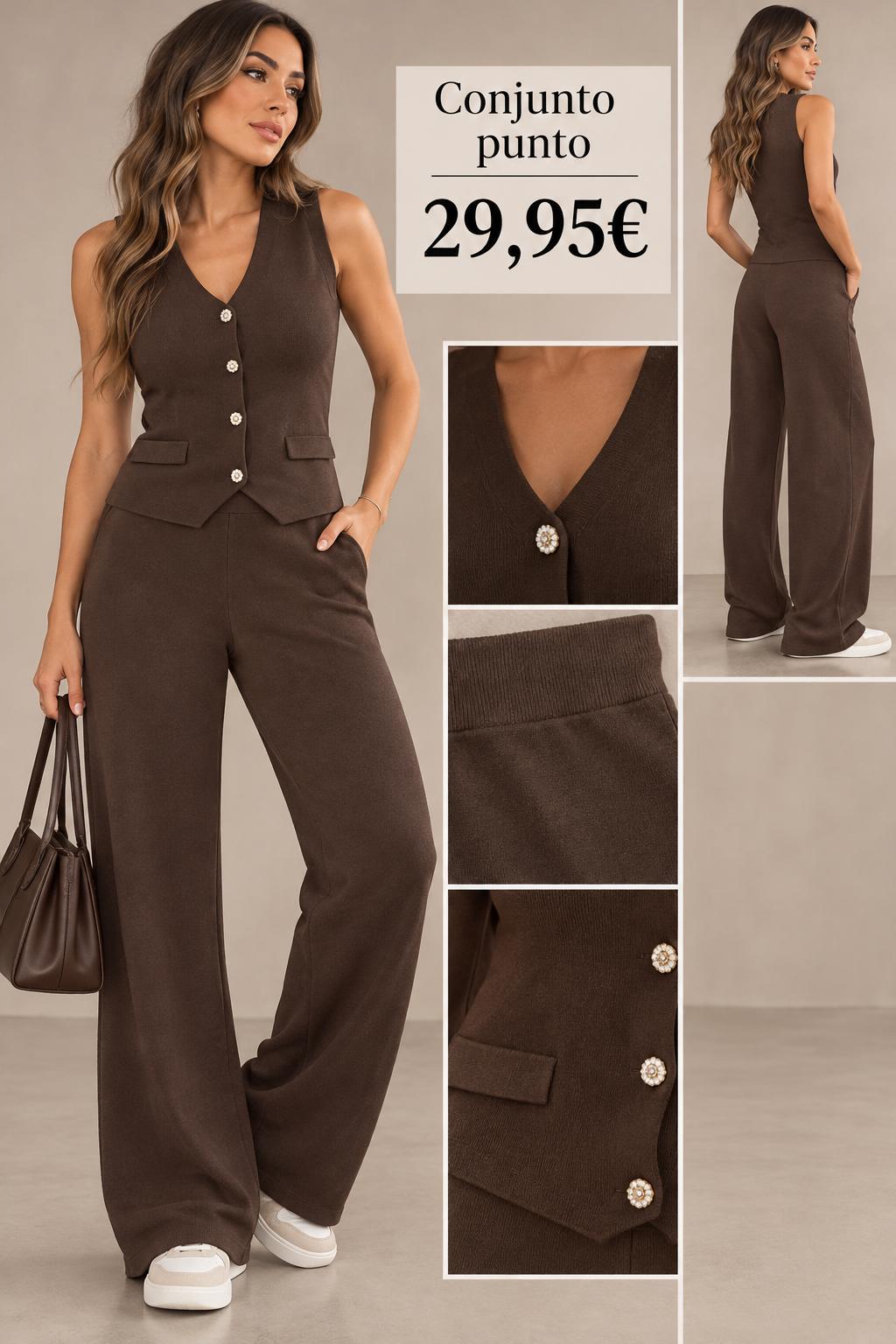 TRAJE COLOR MARRON