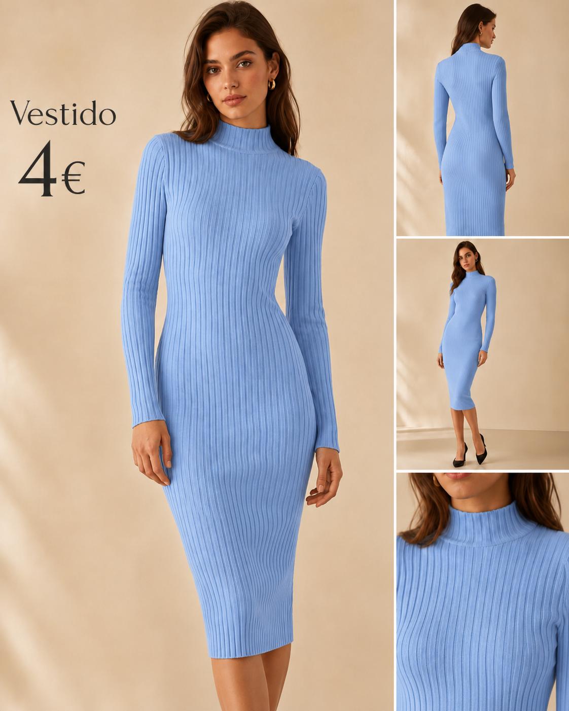 VESTIDO CANALE AZUL