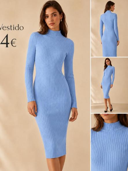 VESTIDO CANALE  AZUL [0]