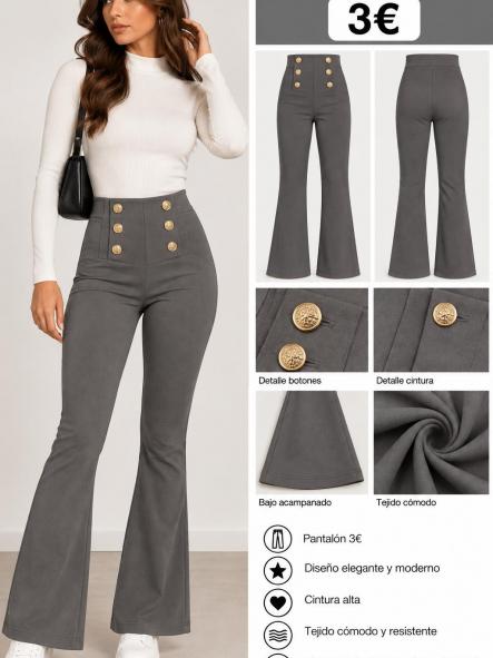 PANTALON GRIS CAMPANA  [0]