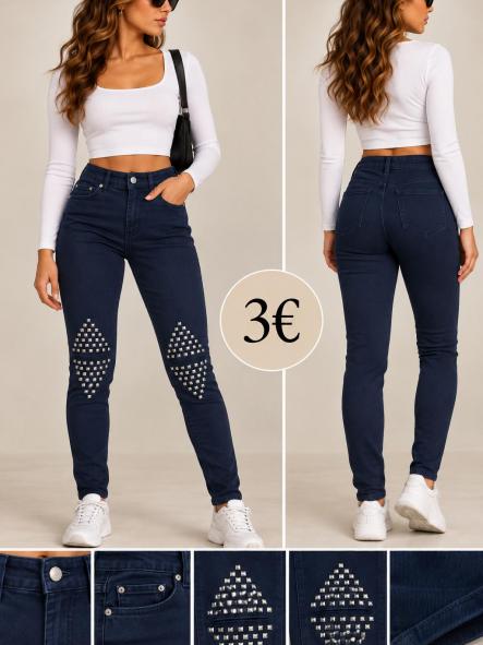 PANTALON  PITILLO AZUL [0]