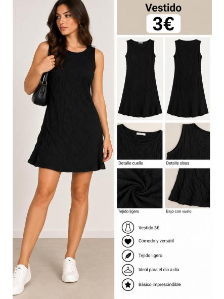 VESTIDO NEGRO CORTE JAMILA  [0]