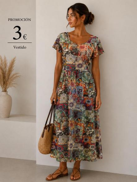 VESTIDO ESPALDA DESCUBIERTA FUEGO