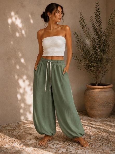 PANTALON bomacho verde