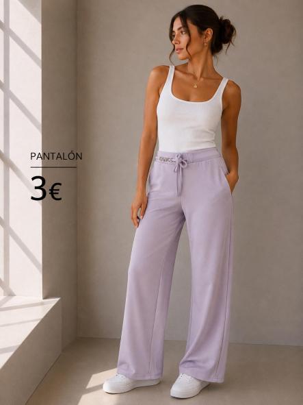 PANTALON MORADO ABERTURA EN PARTY [0]