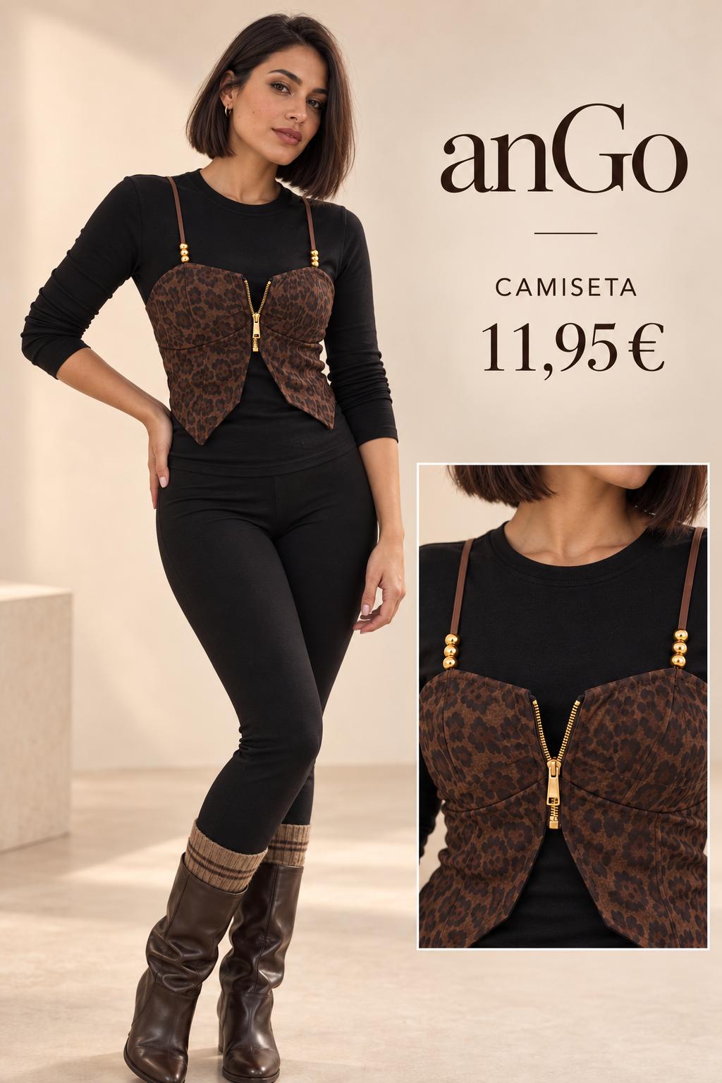 JERSEY CHALECO CON BOLAS NEGRA