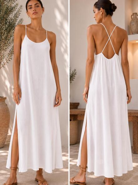 VESTIDO BASIC BLANCO [0]
