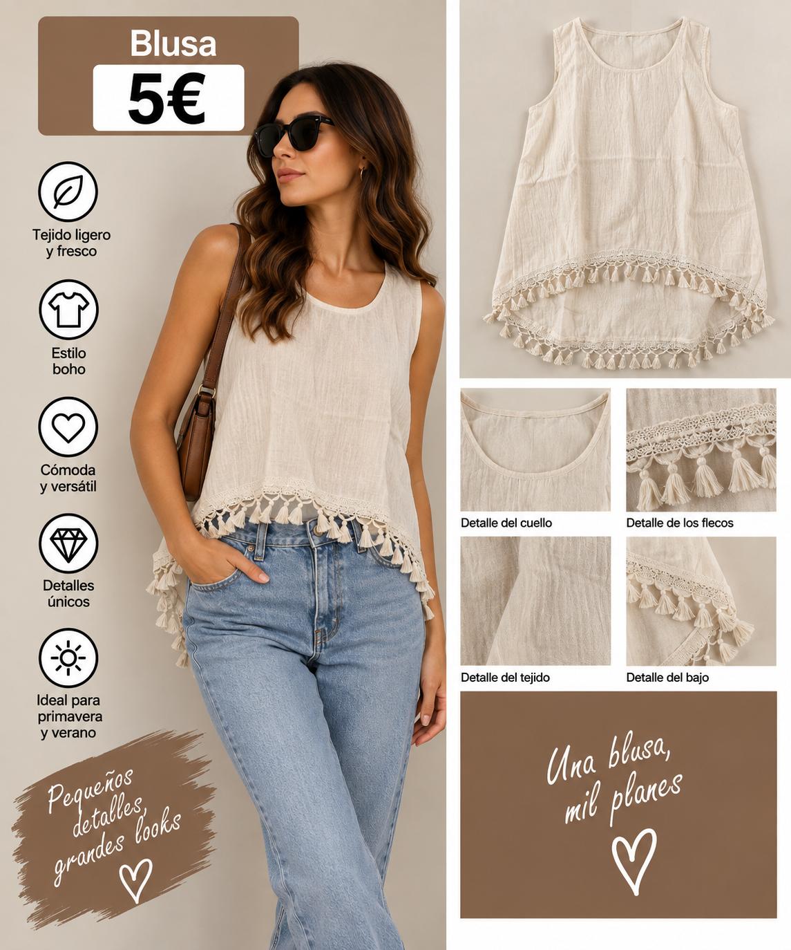 BLUSA TIPO BOHO