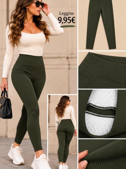 LEGGIN SUPER FAJA VERDE