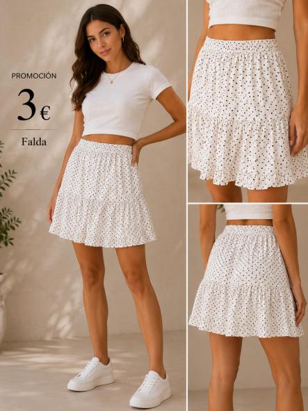 Falda CARLTON Blanca [0]