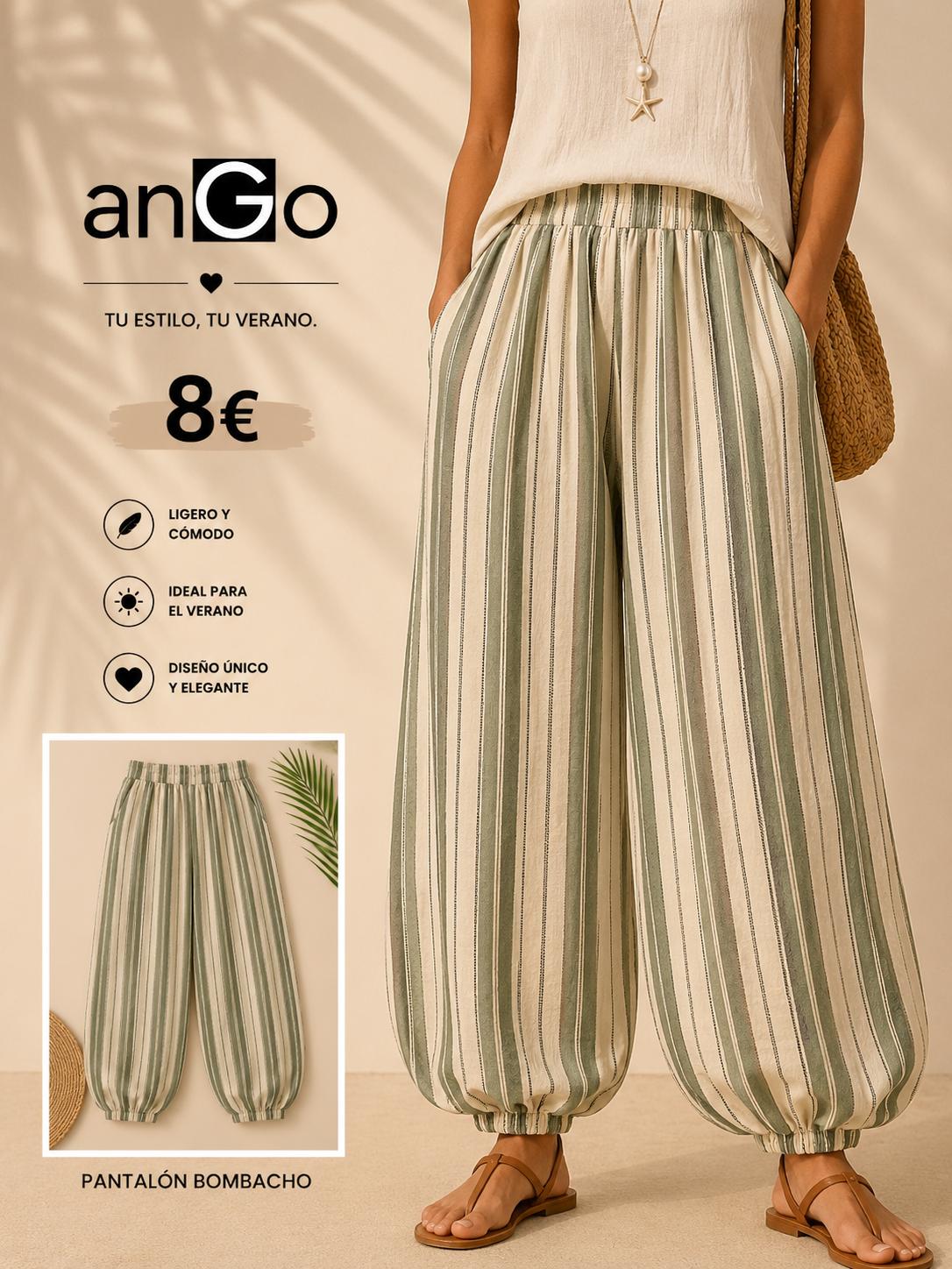 PANTALON BOMBACHO VERDE