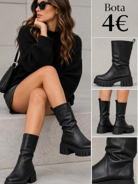 BOTA NEGRA BORREGO DENTRO [0]
