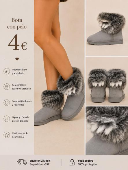 bota pelo talla 39 [0]