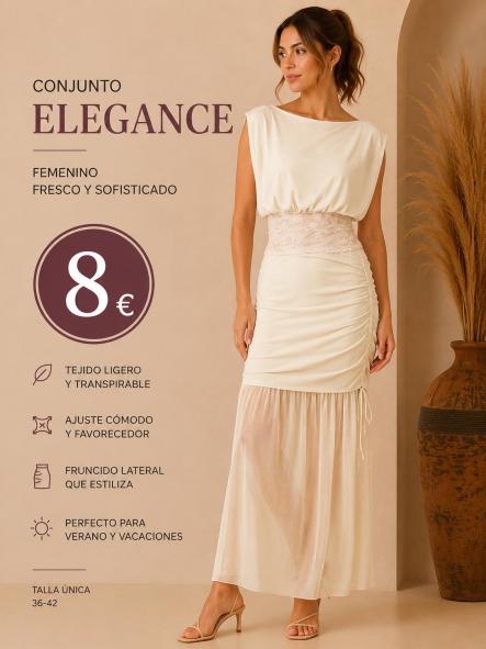 CONJUNTO ENCANJE BEIG FALDA [0]