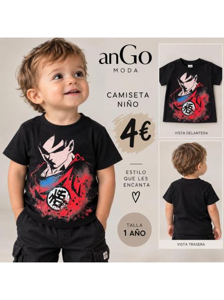 CAMISETA NIÑO GOKU  [0]