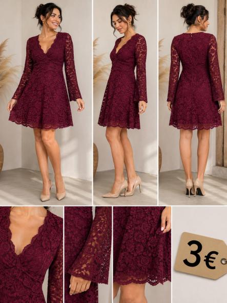VESTIDO GRANATE [0]