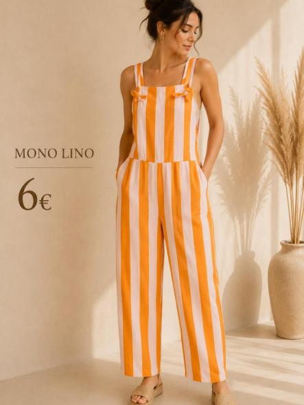 Mono lino rayas [0]
