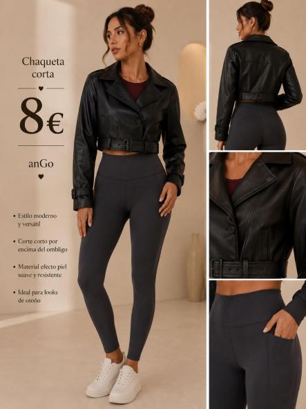 CHAQUETA BIKER
