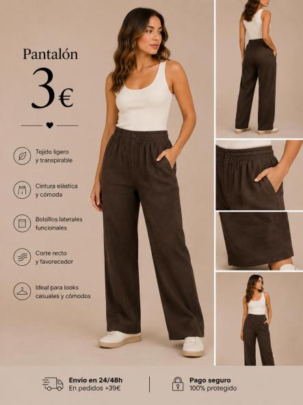 PANTALÓN PANA MARRON CALENTITO TIPO CHANDAL [0]
