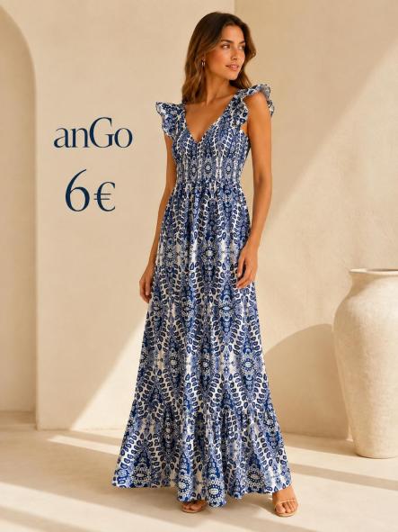 VESTIDO TRIBALES AZUL  [0]