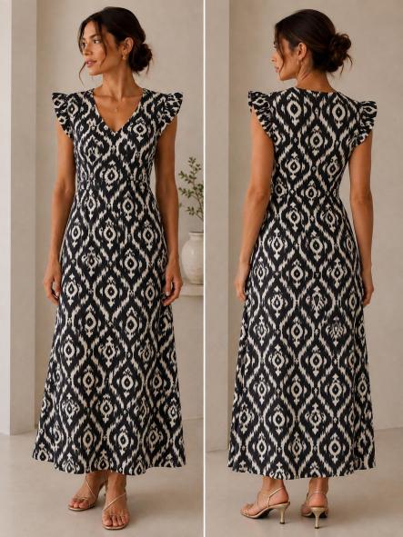 VESTIDO   LICRA FRIA ECTICO NEGRO