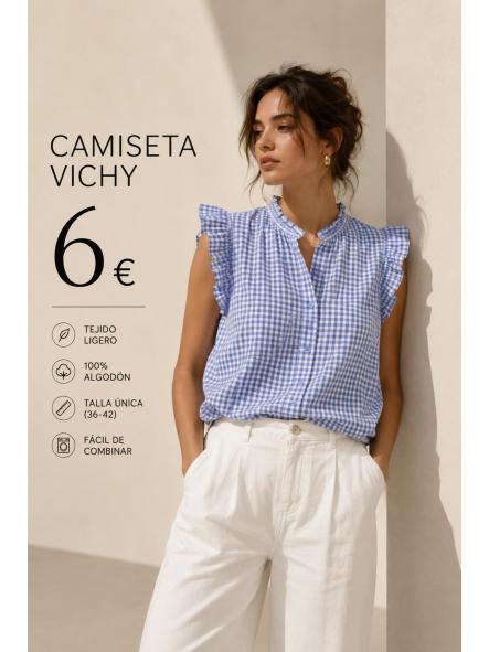 BLUSA VICHY AZUL [0]