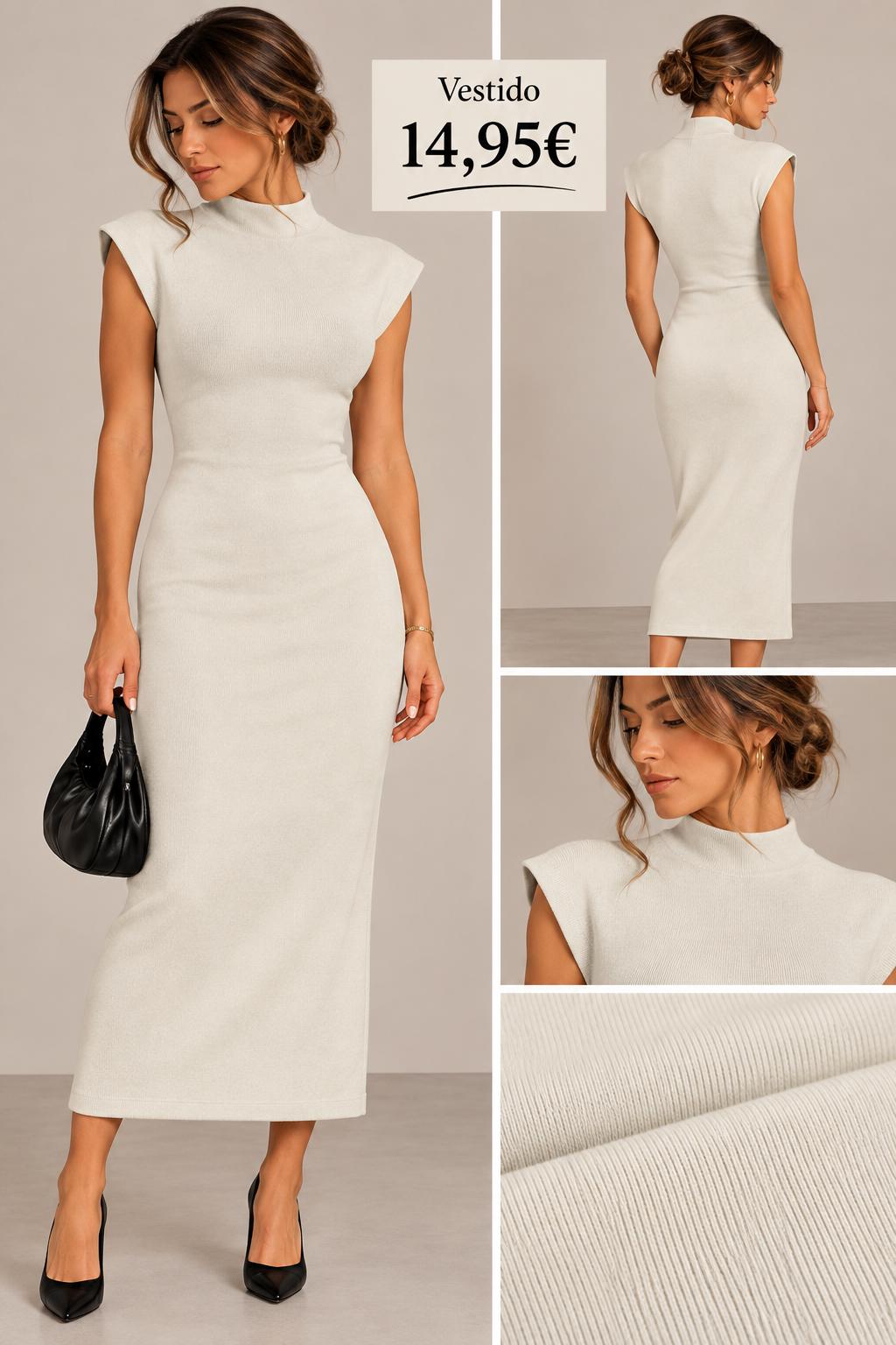 VESTIDO PUNTO CLARO