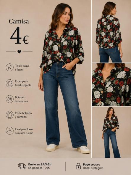 CAMISA   FLORES NUEVA TEMPORADA