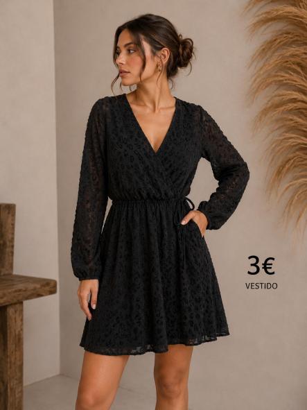 VESTIDO NEGRO PRINT  [0]