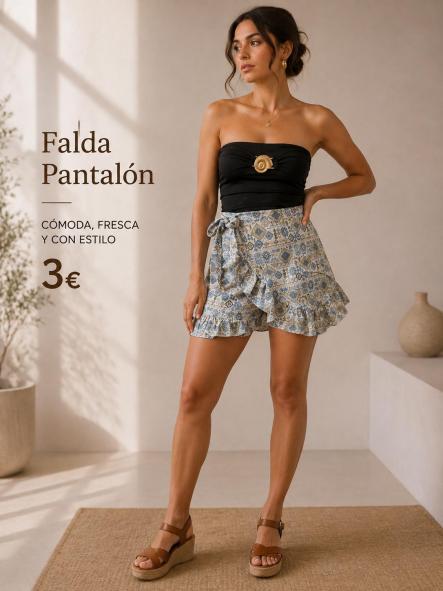 FALDA PANTALON AZUL [0]