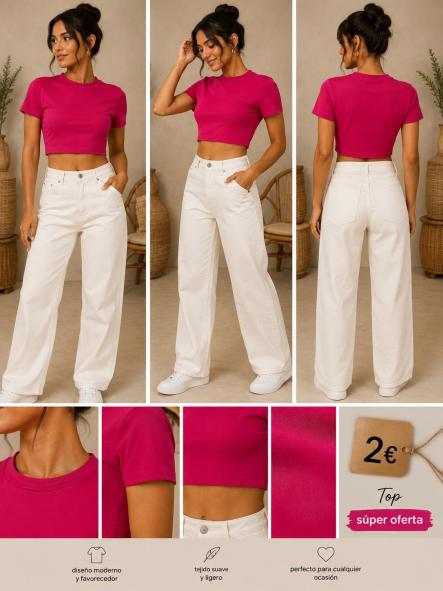 TOP FUCSIA corto [0]