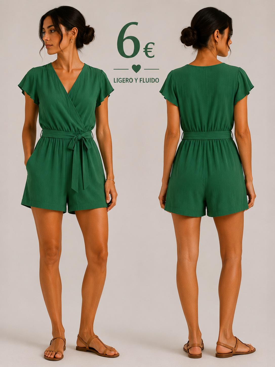 MONO CORTO VERDE
