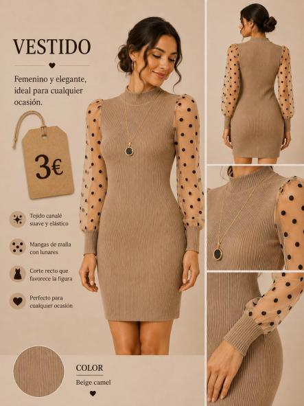 VESTIDO MANGAS LUNARES [0]