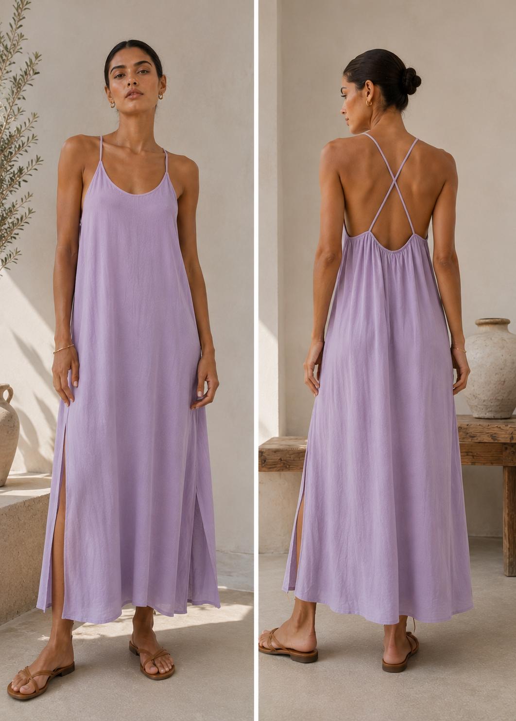 VESTIDO BASIC LILA