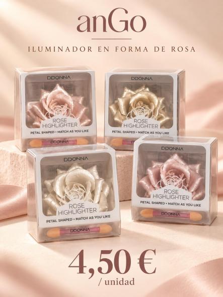 ROSA ILUMINADORA DORADA