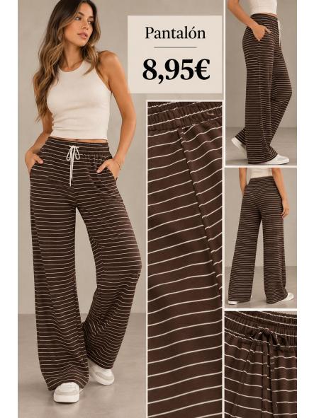 PANTALON RAYAS MARRON [0]