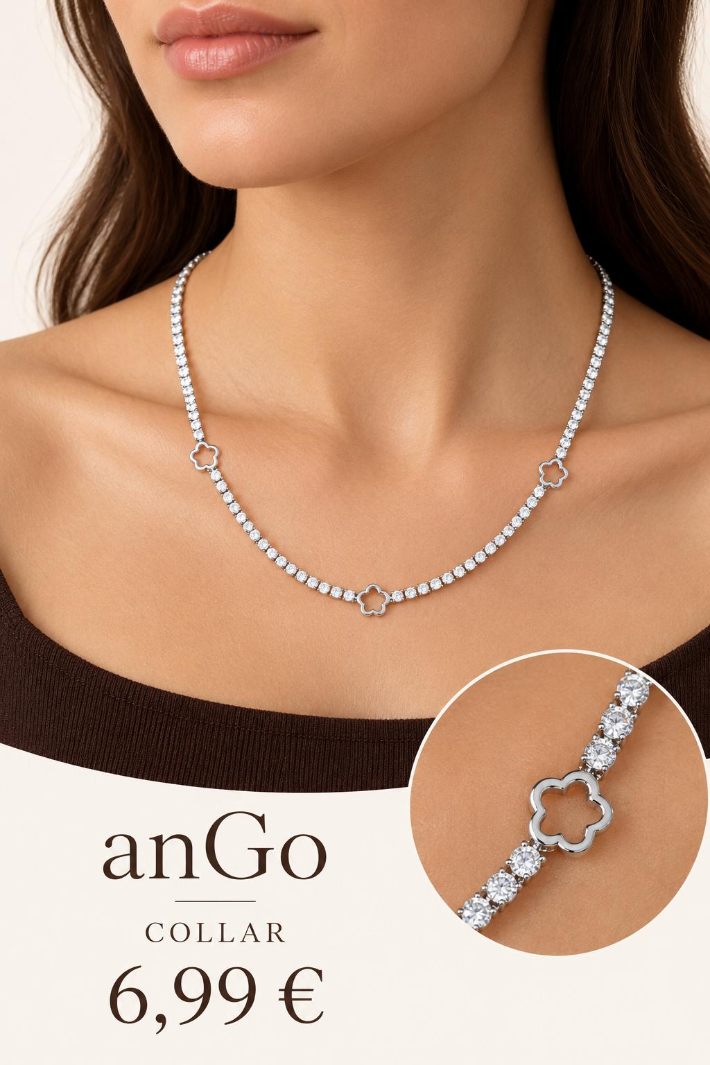 COLLAR EFECTO SUARO CORAZON