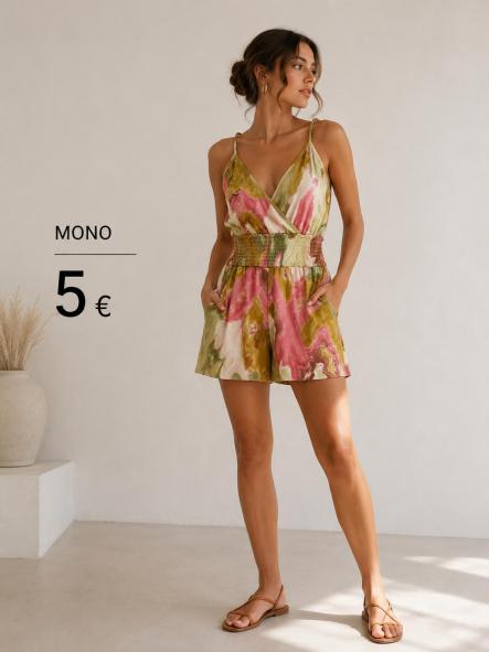 MONO LICRA FRIA TONOS VERDES