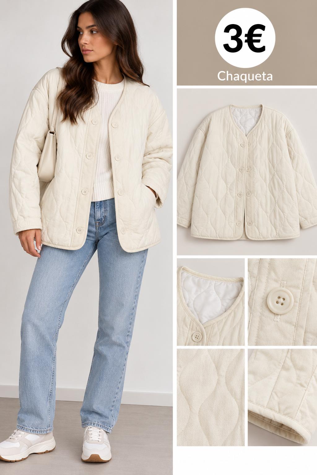 CHAQUETA BEIG